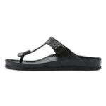 SM-03-AW2023-05a - Unisex Ανατομικά Ελαστικά Πέδιλα GIZEH BIRKENSTOCK Narrow Μαύρο