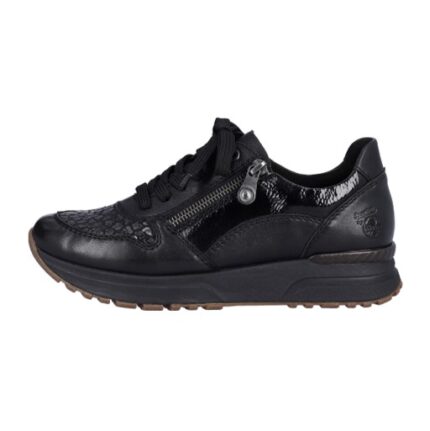 SM-25-AW2023-04a - Γυναικεία Sneakers RIEKER Μαύρο