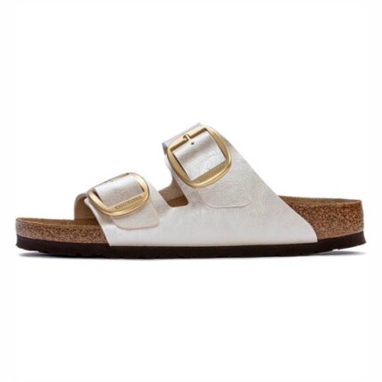 SM-03-SS2024-06a - Ανατομικά Πέδιλα ARIZONA BIRKENSTOCK Narrow Pearl White