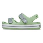 SM-10-SS2024-20a - Παιδικά Ανατομικά Πέδιλα CROCS Πράσινο-Γκρι