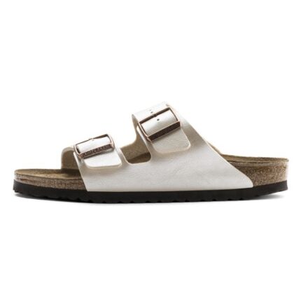 SM-03-SS2025-03a - Ανατομικά Πέδιλα ARIZONA BIRKENSTOCK Narrow Graceful Pearl White