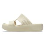 SM-10-SS2025-30a - Γυναικείες Παντόφλες CROCS Getaway Groove Platform H-Strap Sundstone