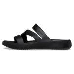 SM-10-SS2025-32a - Γυναικείες Παντόφλες CROCS Getaway Strappy Black