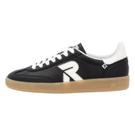 SM-25-SS2025-12a - Γυναικεία Low Top Sneakers RIEKER Black-White