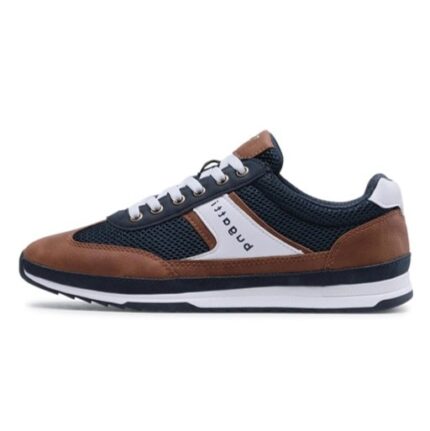 SM-05-SS2025-01a - Ανδρικά Καθημερινά Sneakers BUGATTI Dark Blue