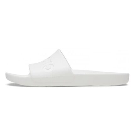 SM-10-SS2025-34a - Unisex Ανατομικές Σαγιονάρες CROCS Slide Λευκές